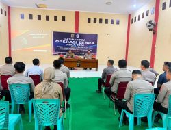 Wakapolres Wakatobi Pimpin Latihan Pra Operasi Zebra Anoa 2024