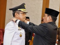 Lantik Ridwan Badallah jadi Pj Bupati Busel, Ini Pesan Pj Gubernur Sultra