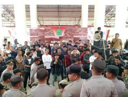 Protes Hasil Seleksi P3K, Massa Geruduk Kantor Bupati Konawe