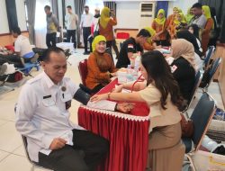 Peringati HBP ke-61, Kanwil Ditjenpas Sultra Himpun 46 Kantong Darah di Lapas Kendari