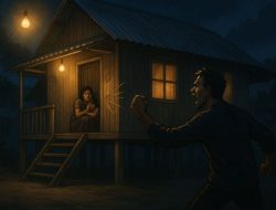 Rumah Warga Kolaka Timur Diserang OTK, Satu Keluarga Trauma dan Mengungsi ke Kantor Polisi